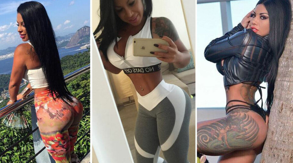TJENER FLESK: Tvillingsøstrene Danna og Nadia Bruna tjener over 235.000 kroner i måneden på sine bilder på Instagram.