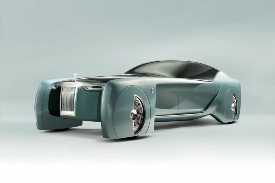 Rolls Royce viser hvordan bilen kommer til å se ut i år 2040