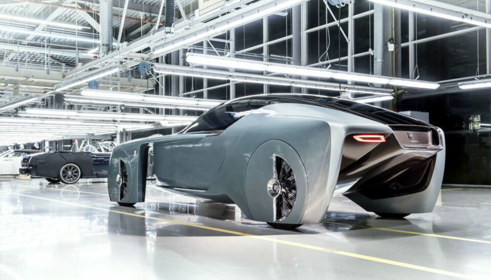 Rolls Royce viser hvordan bilen kommer til å se ut i år 2040