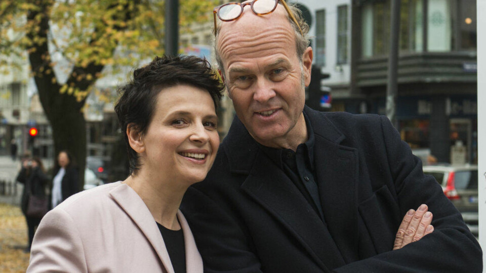 ERIK POPPE med Juliette Binoche i Oslo foran den norske premieren.