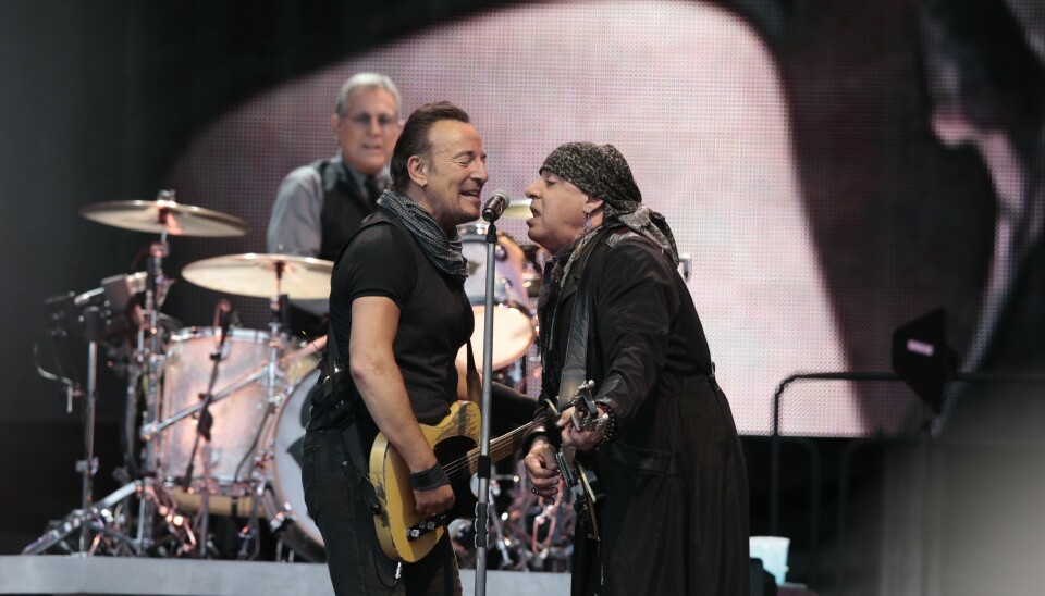 I OSLO: Bruce Springsteen. og Little Steven, vår mann i Lillehammer.