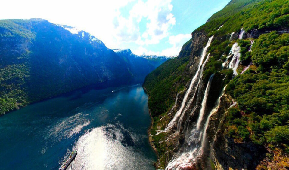 NYE ØYNE: Visit Norway har lansert en VR-kampanje for å lokke turister til Norge.