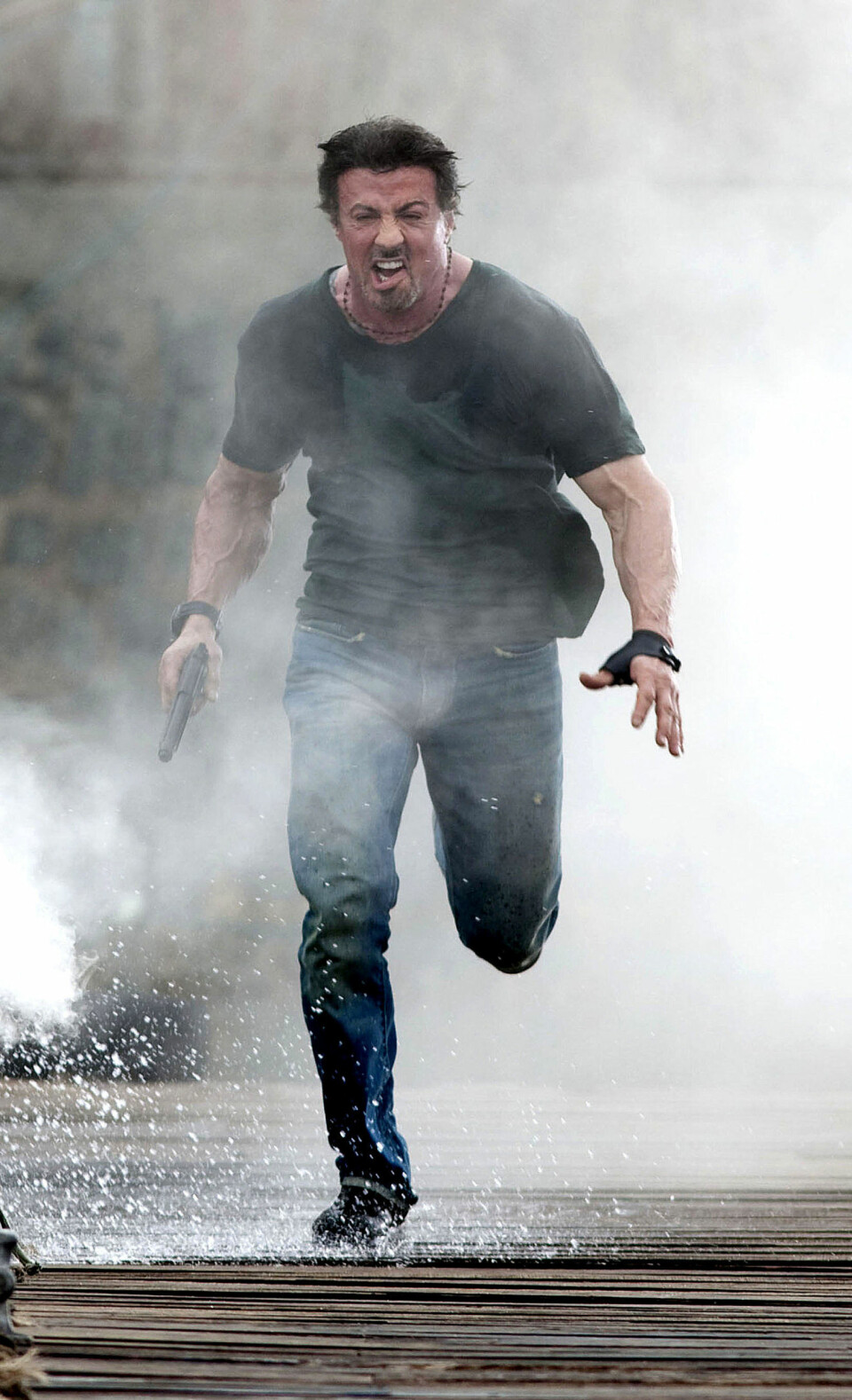 ENERGIBOMBE: Sylvester Stallone har fylt 70 år, men har ikke bremset på tempoet.