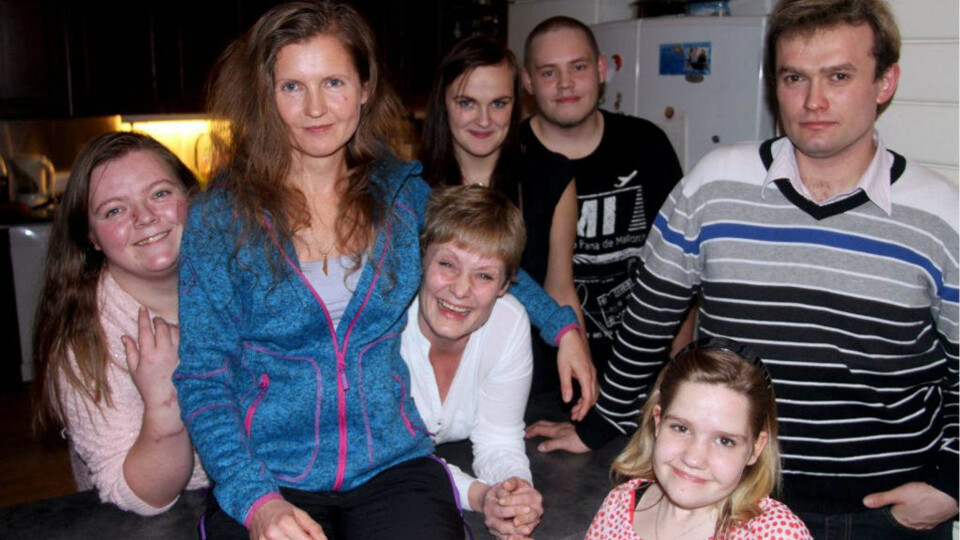 Familien Willumsen hentet Eugenia inn i varmen