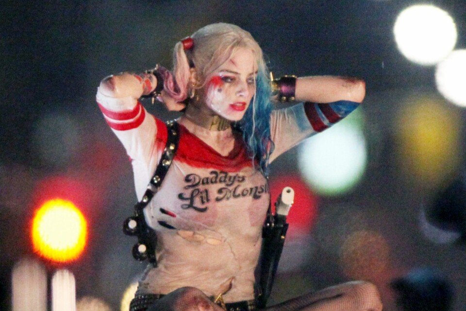 Margot Robbie i rollen som spenna gærne Harley Quinn i Suicide Squad.