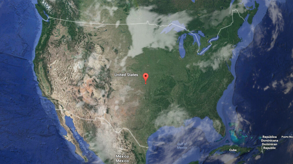 Det geografiske midtpunktet av USA er et greit sted å ha som utgangspunkt når du lager en karttjeneste.