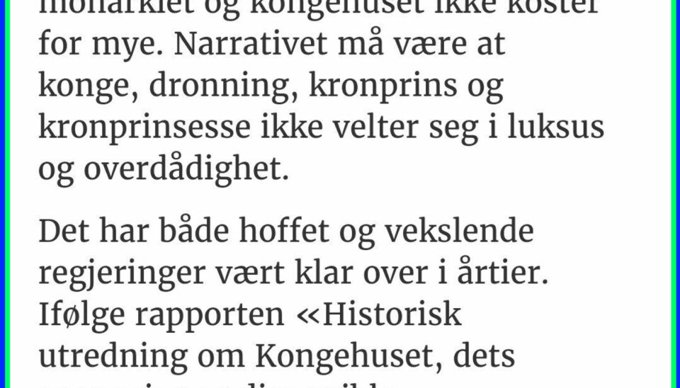 Veldig mye skjermplass forsvinner til 'dill-dall' når blant annet nedre del av skjerm settes av til knapper.