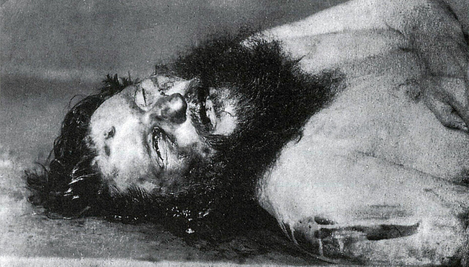 BRUTALT ATTENTAT: Rasputin skal ha blitt forgiftet, skutt, banket opp og drept, før liket ble dumpet i en elv på vinteren i St. Petersburg.