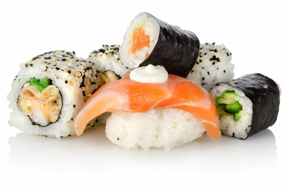 Sushi er enormt populært i Norge.