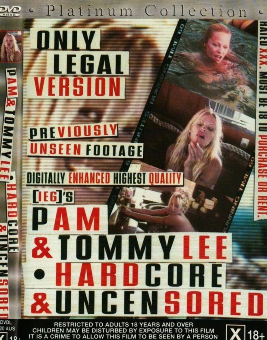 Slik er coveret da pornostudioet Vivid Entertainment gir ut Pamela Anderson og Tommy Lees hjemmevideo.