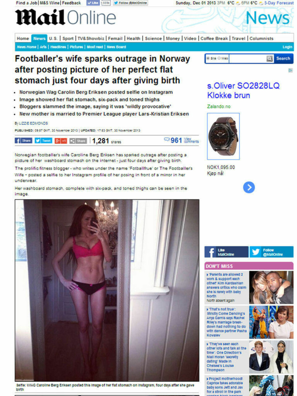 Nå skaper hun furore i England