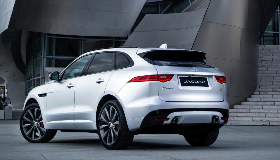 SPORTY DESIGN: Jaguar kan en ting og to om sporty design. Ryktene sier at den nye, elektriske SUV-en blir enda mer sporty og utagerende enn F-Pace.