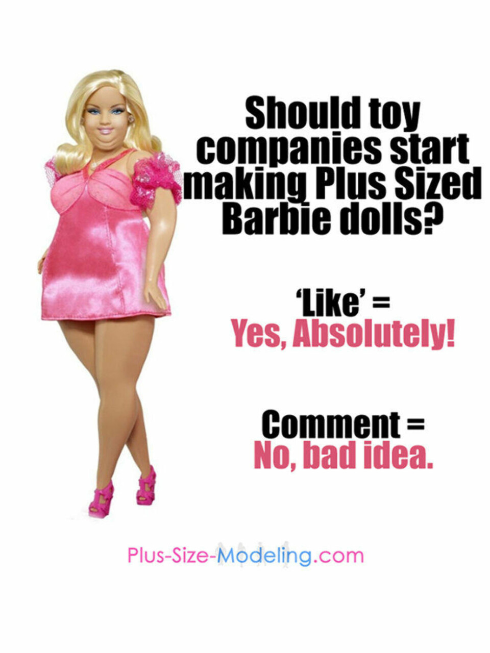 «Plus-size»- Barbie skaper debatt