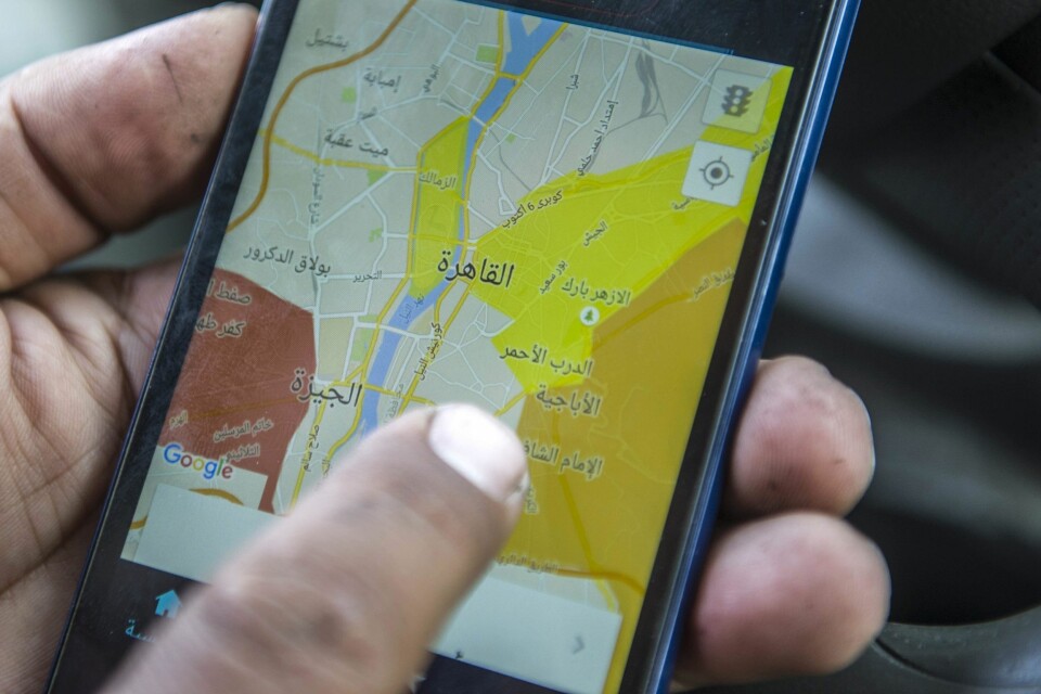 Uber-appen viser hvor det er mest attraktivt å plukke opp passasjerer.