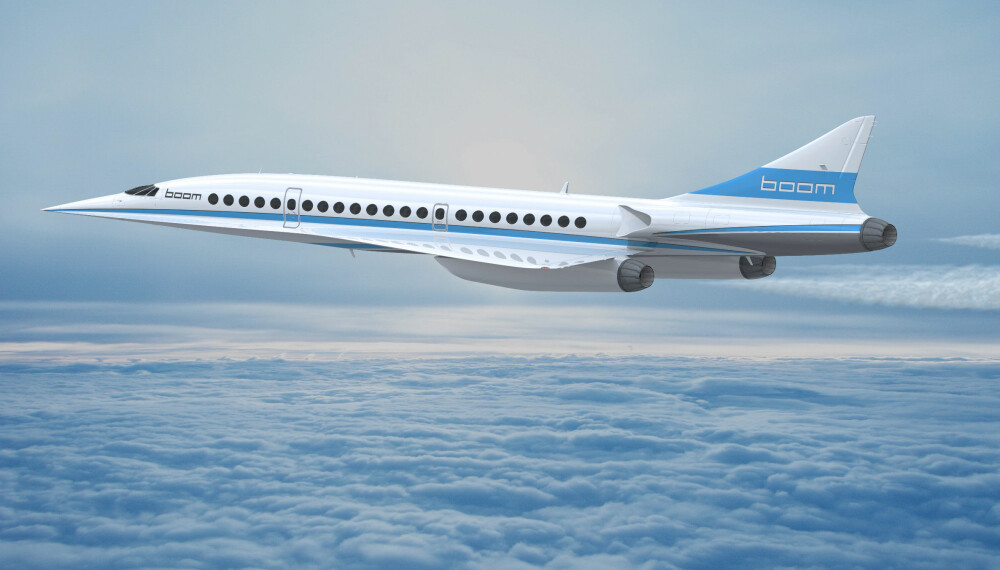 VERDENS RASKESTE PASSASJERFLY: Boom skal bli 10 prosent raskere enn Concorde til én fjerdedel av billettprisen.