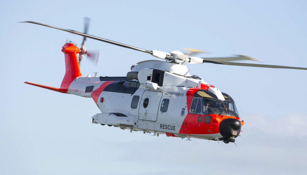 VAKKERT SYN: Norges nye redningshelikopter blir et vakkert syn for personer i nød i mange år framover.