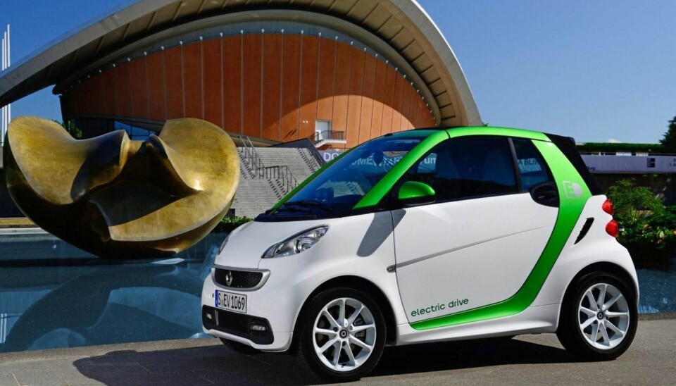 Smart ForTwo finnes også i elektrisk utgave, den er en ekte sparebøsse.