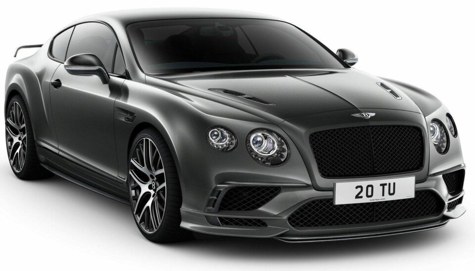Her setter Bentley sluttstrek - med en monsterbil