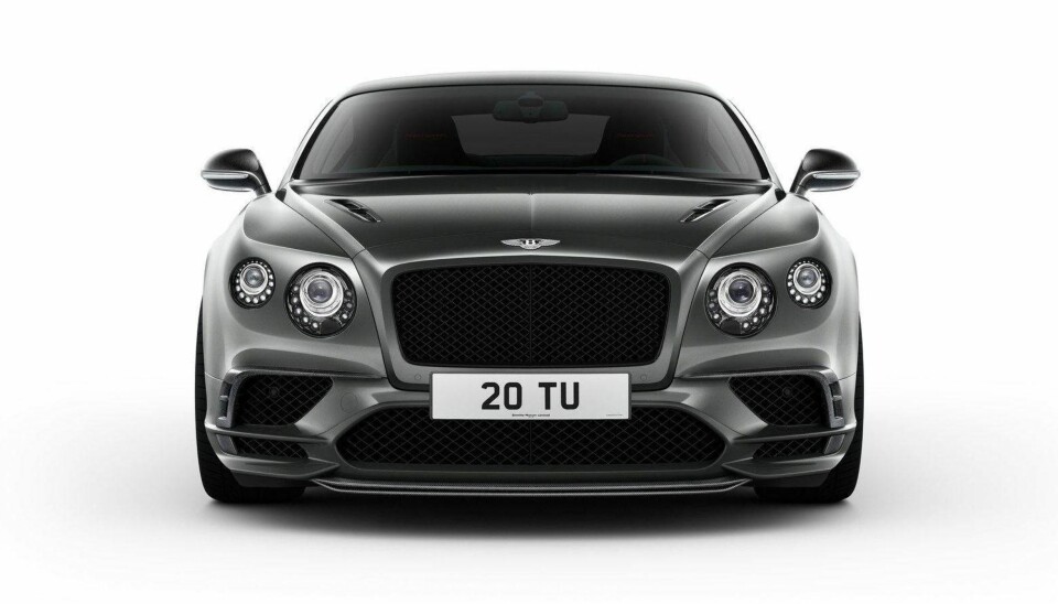 Her setter Bentley sluttstrek - med en monsterbil