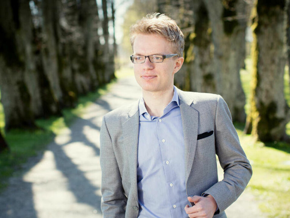 FORNØYD: Informasjonssjef Even Sandvold Roland i Tesla Norge er fornøyd med utviklingen av Tesla-salget.