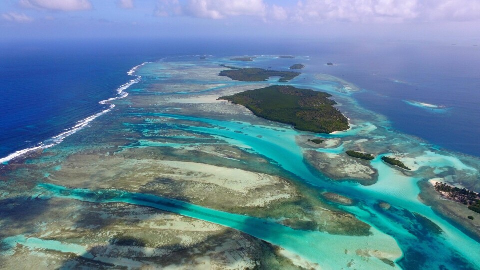 UNDERSJØISK KONTINENT: Forskere vil slå fast at det skjuler seg et helt kontinent vest for Australia, hvor New Zealand og Ny-Caledonia stikker opp som topper. Kontinentet omtales som Zealandia. Bildet er en illustrasjon og tatt fra øya San Blas utenfor kysten av Panama.