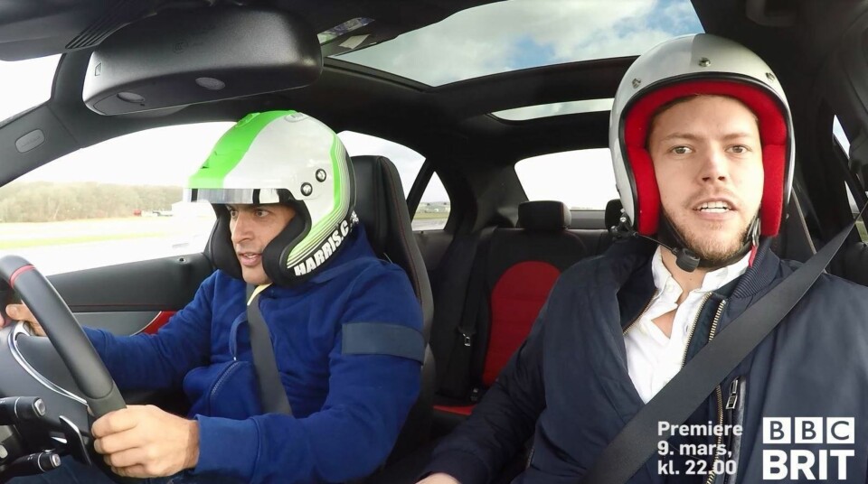 Å drifte i 140 kilometer i timen er ikke hverdagskost, selv for en journalist fra Norge.