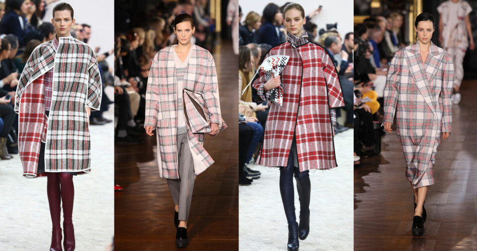 Disse kåpene ga full rutekåpeeksplosjon høsten som var! Fra Celine og Stella McCartney.