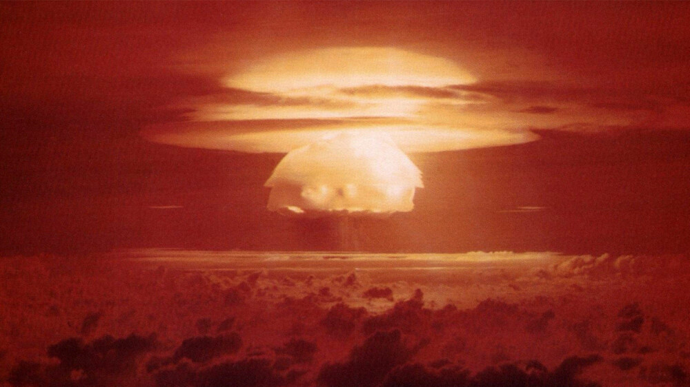 UHELL: Castle Bravo ble ved et uhell den største atomprøvesprengningen USA noen gang gjennomførte.