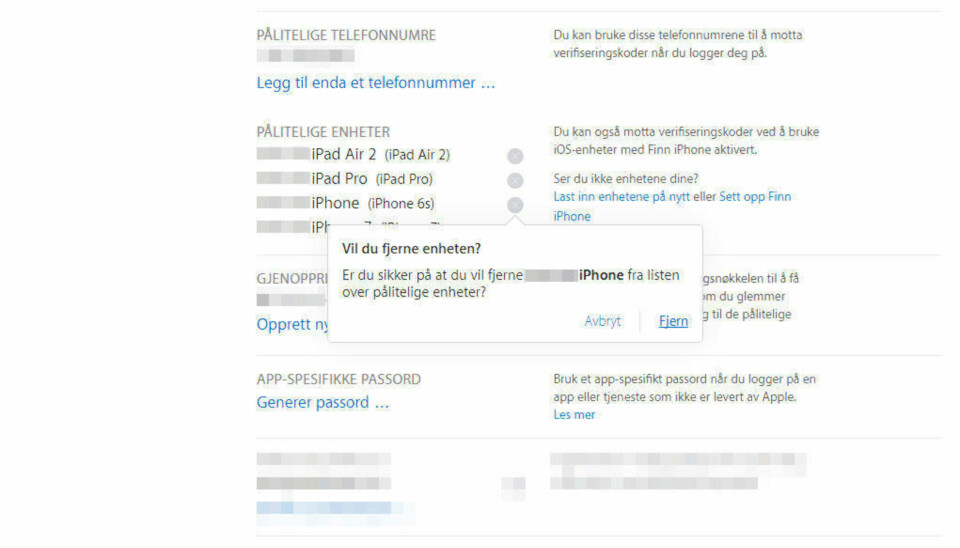 Apple bekrefter kontakt med hackere. Sjekk listen med pålitelige enheter umiddelbart