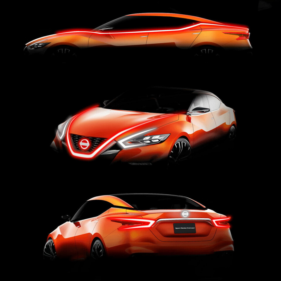 DESIGNSPRÅK: Nissan har utviklet designspråket Vmotion som grunnlag for sine nye modeller.