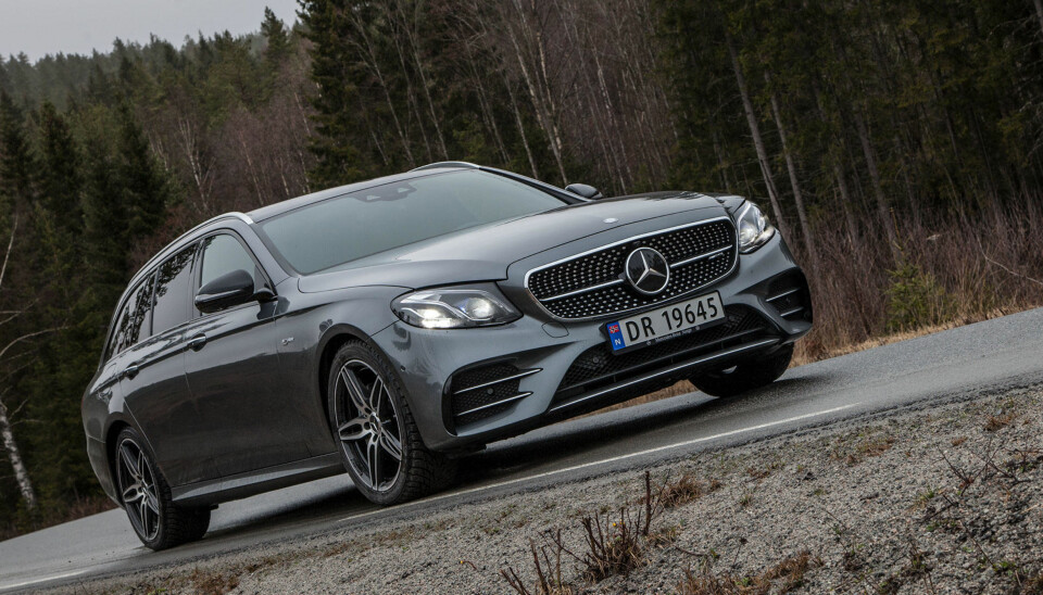 Hadde det ikke vært for alle AMG-logoene, kunne man raskt tro at dette var en helt vanlig familiebil.