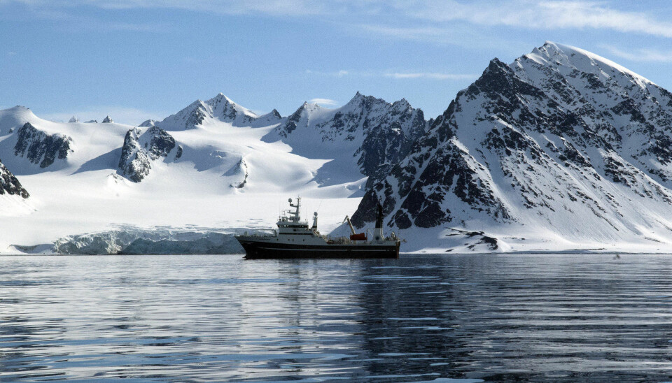 Helmer Hanssen på Svalbard.