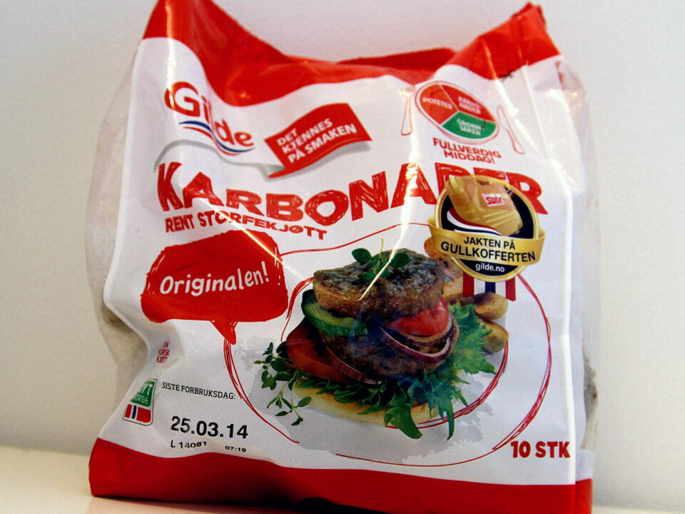 FORSKJELL PÅ KARBONADER: Disse karbonadene inneholder 63% prosent. Go`& mager-karbonadene inneholder 65% kjøtt.