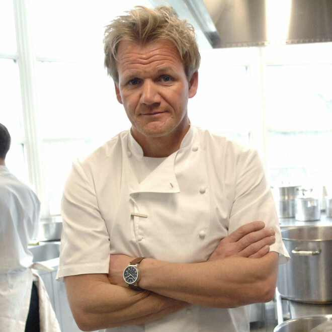 Gordon Ramsay er svært skeptisk til retten «dagens suppe».