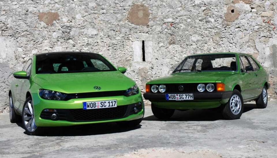 VW Scirocco er en billegende for VW som kom allerede i 1974, men nå går det ubønnhørlig mot slutten