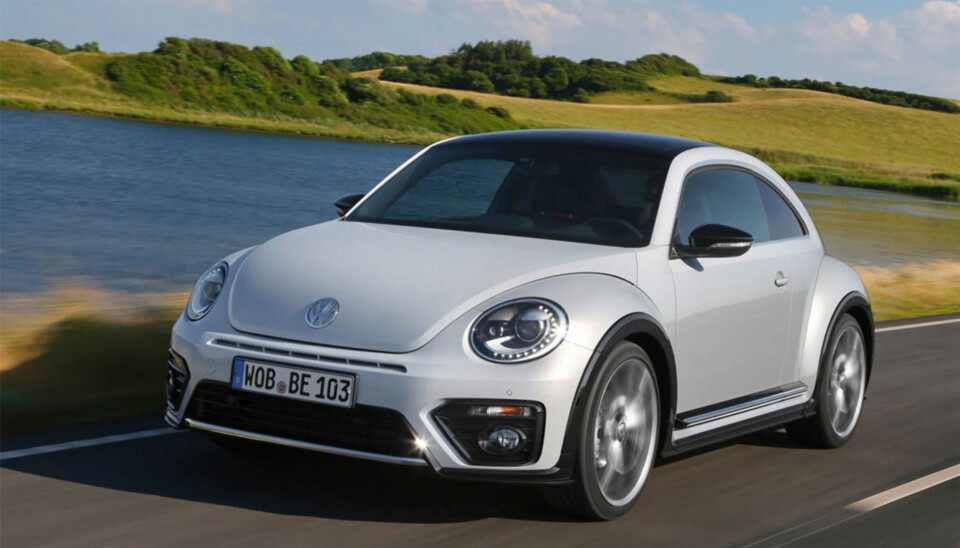 Bare noe over 25.000 biler ble solgt av VW Beetle i fjor.