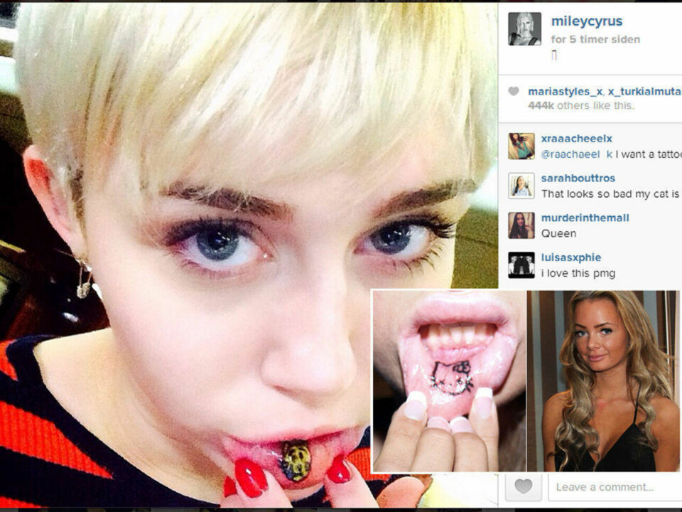 Miley Cyrus gjorde som Sophie Elise