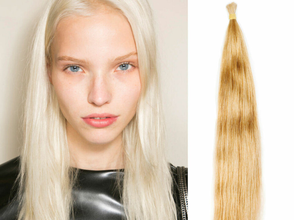 HAIR EXTENSIONS: Det er viktig at løshåret du velger har hårstrå med samme tykkelse som ditt eget.