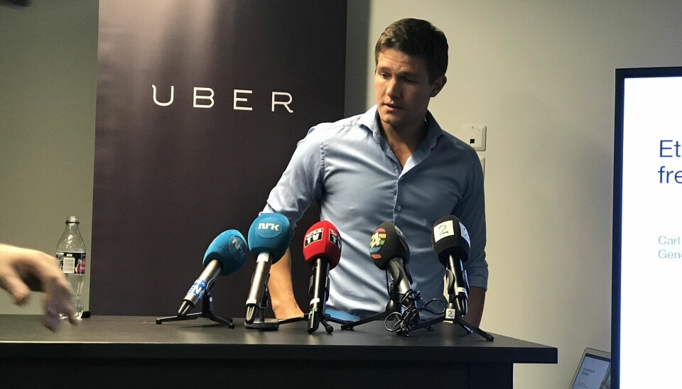 Endresen innkalte i forrige uke til et pressemøte der han forsøkte å presse norske myndigheter til å åpne for Uber.