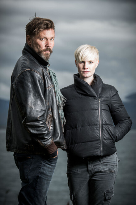 Stig Henrik Hoff og Lena Kristin Ellingsen spiller kriminaletterforskere.