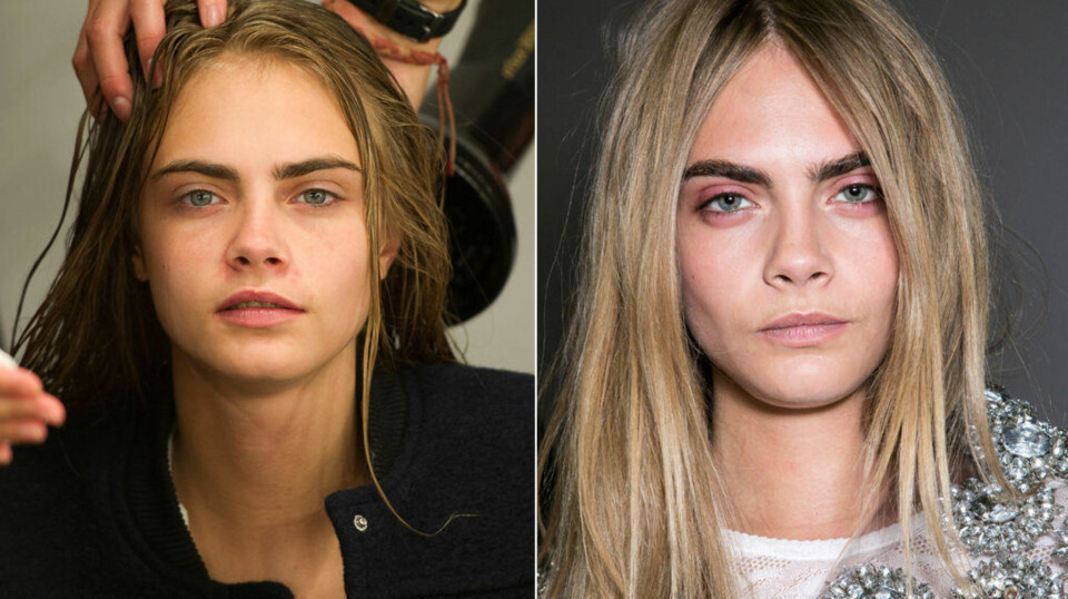SMÅ GREP: Cara Delevigne går fra morgendugg til våken og fresh, ved hjelp av små grep.