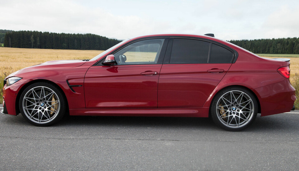 Test: BMW M3 med Competition pack og M racing titan eksos