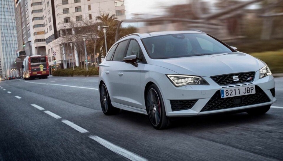 Dette er Seat Leon i Cupra-utgave.