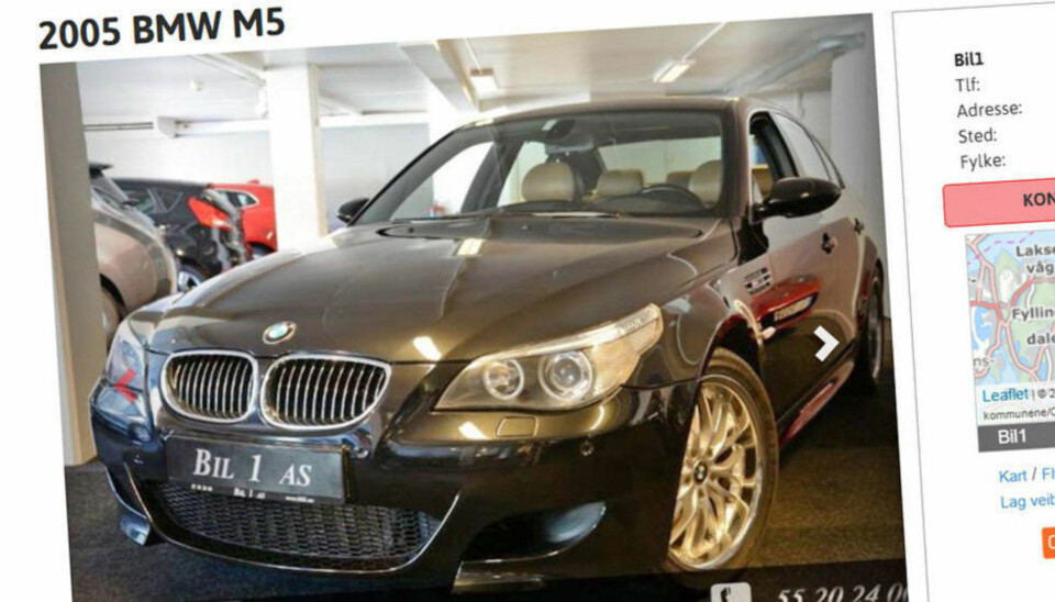 Fjerde generasjon M5 var siste utgave med selvpustende motor. Og hvilken motor! Her snakker vi V10 og 507 hk!