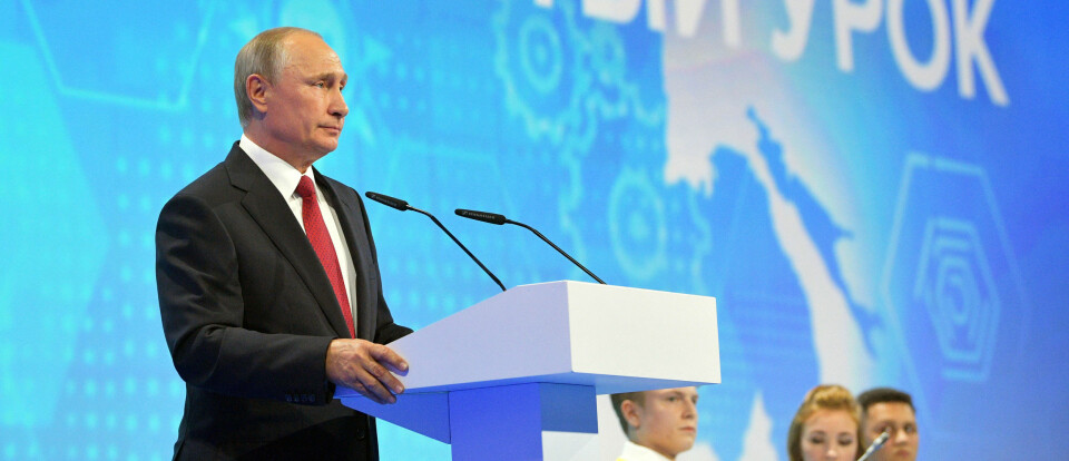 Den russiske presidenten Vladimir Putin møtte studenter i byen Jaroslavl i det sentrale Russland fredag 1. september. Her uttalte han at kunstig intelligens vil være nøkkelen til verdensherredømme.