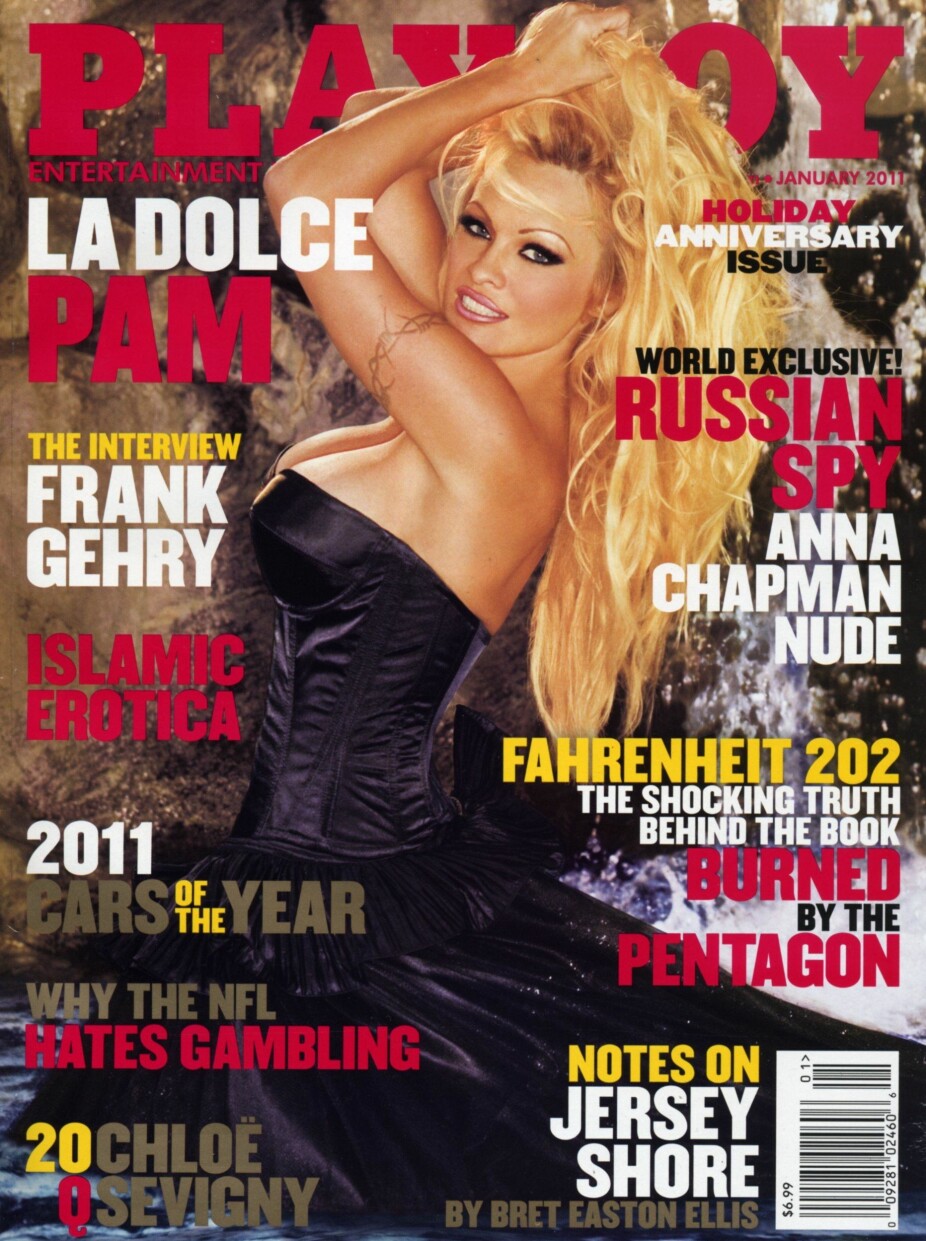 SISTE GANG: Pamela Anderson var kvinnen som kastet klærne en siste gang for den amerikanske utgaven av Playboy. Her fra den 13. gangen den tidligere «Baywatch»-stjernen prydet forsiden. Anderson er den kvinnen som har vært flest ganger på coveret.