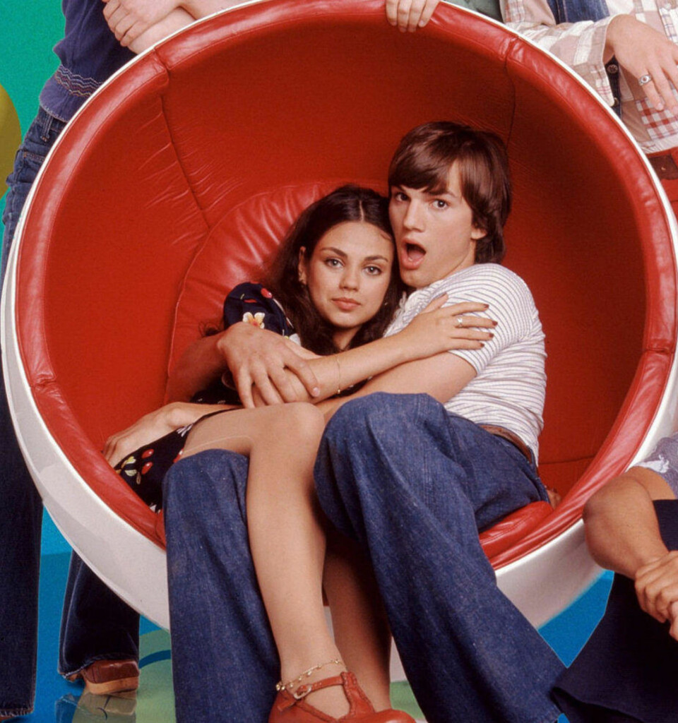 Mila og Ashton, verdens søteste kjærestepar i 'That '70s Show'