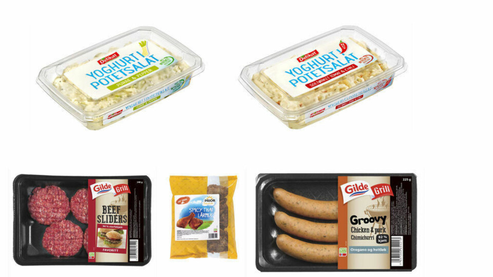GRILLMAT: Hvert år kommer det nye varianter av hamburgere og pølser, og denne sommeren er intet unntak. Nå er det også populært med potetsalater laget med yoghurt.