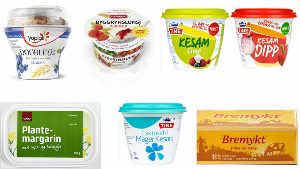 MEIERIPRODUKTER: Flere kesam-varianter og yoghurttyper er noen av produktnyhetene.