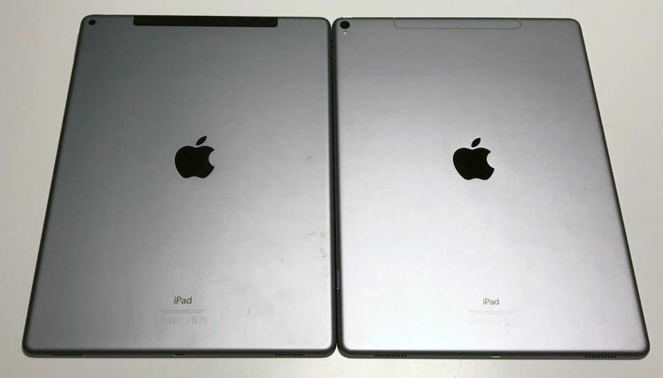 Nye iPad Pro har et nytt kamera. Det er egentlig den eneste vesentlige utvendige forskjellen på nettbrettene.